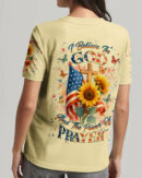 I Believe In God Sunflower Women's All Over Print Shirt - Yhhg2207252
