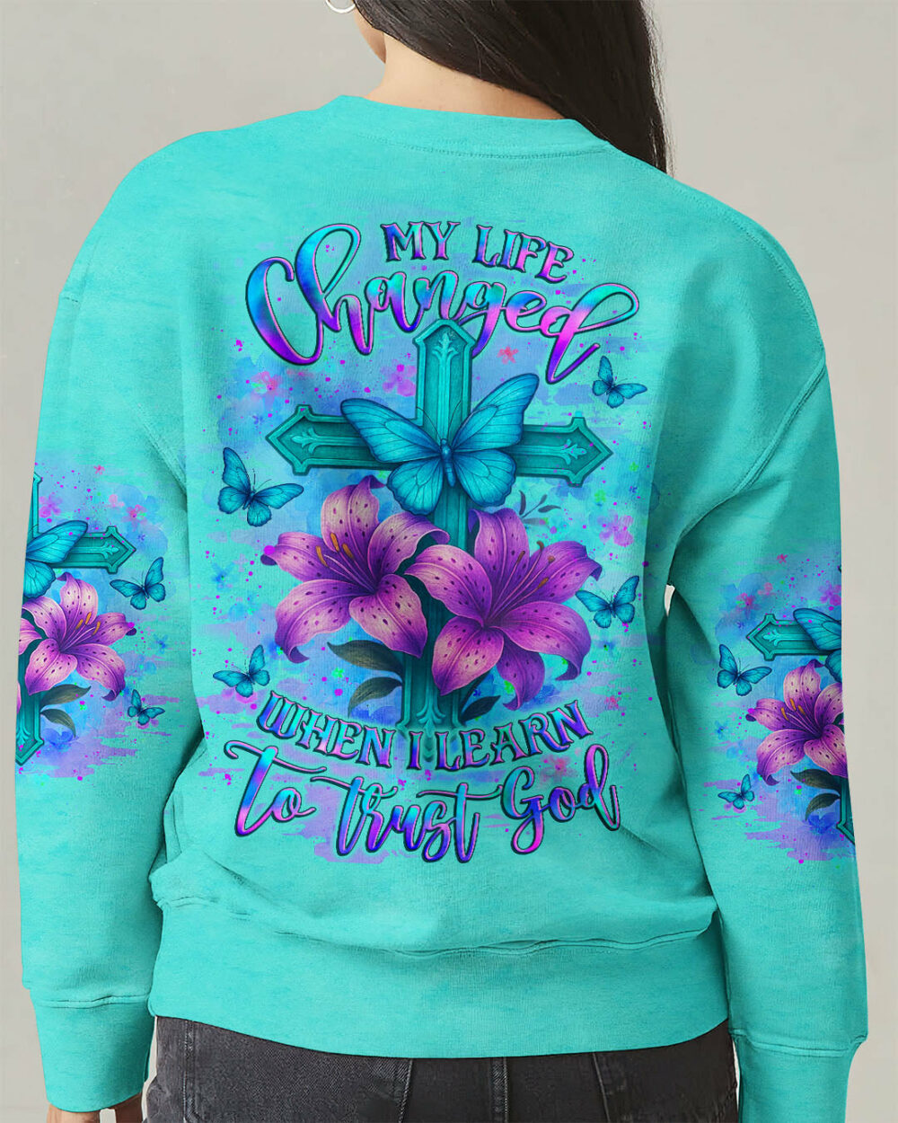 My Life Changed When I Learned To Trust God Women's All Over Print Shirt - Yhlt1707244 - Image 10