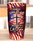 Stand For The Flag Kneel For The Cross Tumbler - Tlno0308232