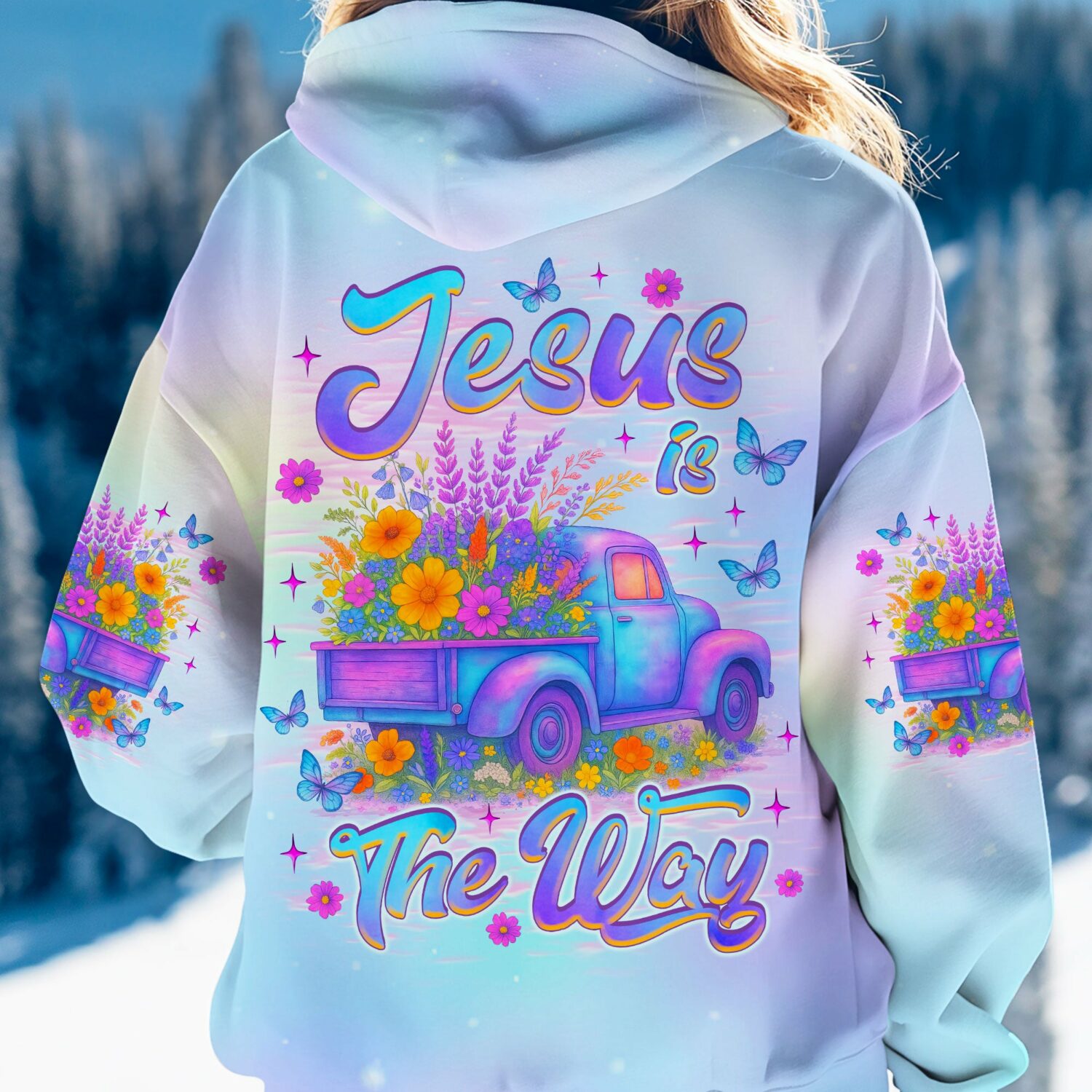 Jesus Is The Way Truck Women's All Over Print Shirt - Tlnz2407253